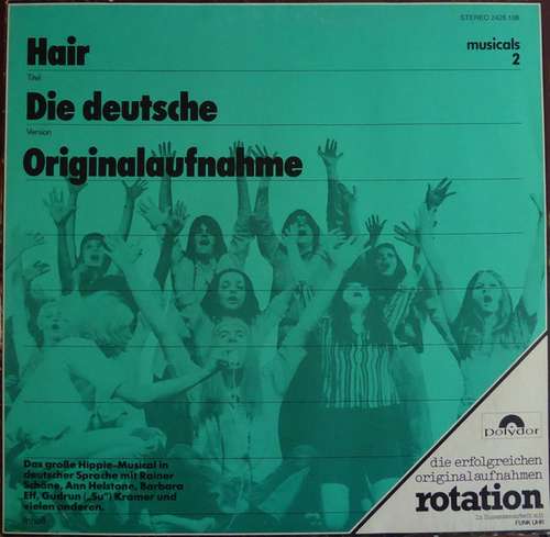 Cover Haare Ensemble - Haare (Hair) - Die Deutsche Originalaufnahme (LP, Album, RE) Schallplatten Ankauf