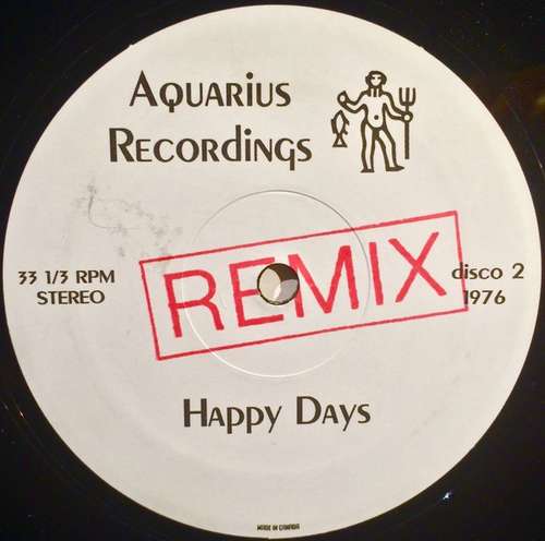 Cover Happy Days Remix Schallplatten Ankauf