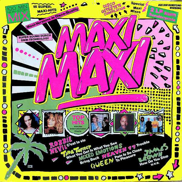 Cover Various - Maxi Maxi (2xLP, Comp) Schallplatten Ankauf