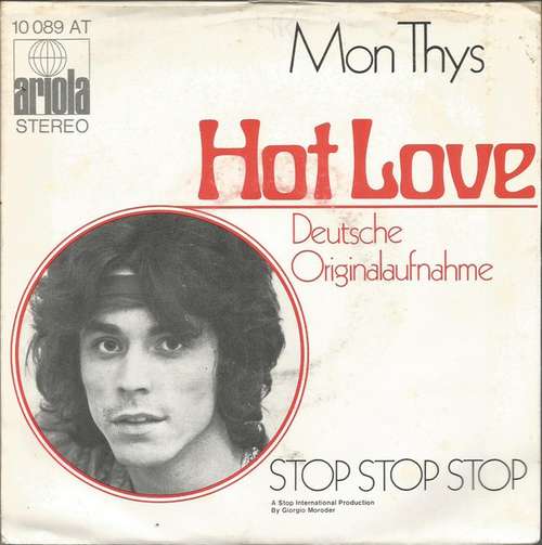Cover Mon Thys - Hot Love (Deutsche Originalaufnahme) (7, Single) Schallplatten Ankauf