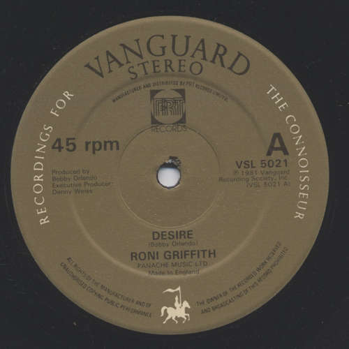 Cover Roni Griffith - Desire (12) Schallplatten Ankauf