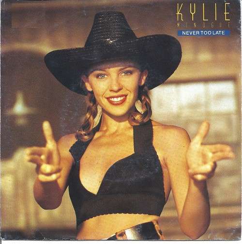 Cover Kylie Minogue - Never Too Late (7, Single) Schallplatten Ankauf