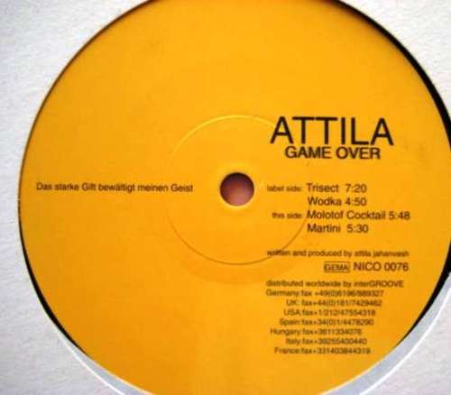 Cover Attila* - Game Over (12) Schallplatten Ankauf