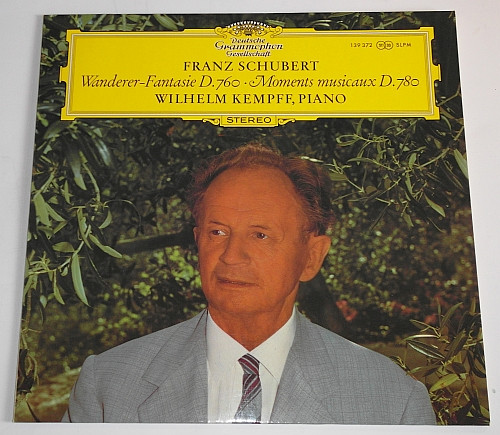 Cover Franz Schubert, Wilhelm Kempff - Wanderer-Fantasie D.760 Moments Musicaux D.780 (LP) Schallplatten Ankauf
