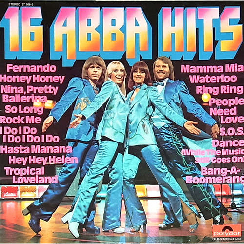 Cover ABBA - 16 ABBA Hits (LP, Comp, Club) Schallplatten Ankauf