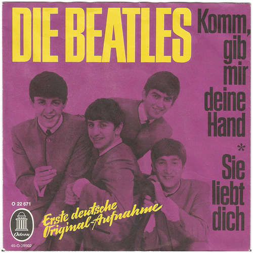 Cover Die Beatles* - Komm, Gib Mir Deine Hand / Sie Liebt Dich (7, Single) Schallplatten Ankauf