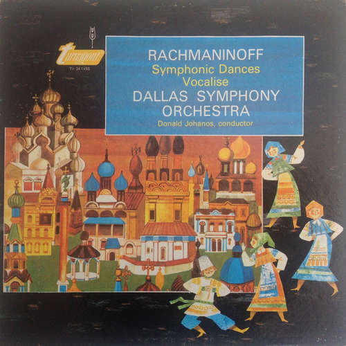 Cover Rachmaninoff*, Dallas Symphony Orchestra, Donald Johanos - Symphonic Dances / Vocalise (LP) Schallplatten Ankauf
