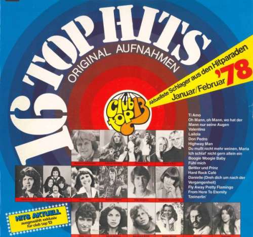 Cover Various - 16 Top Hits - Aktuellste Schlager Aus Den Hitparaden Januar / Februar '78 (LP, Comp) Schallplatten Ankauf