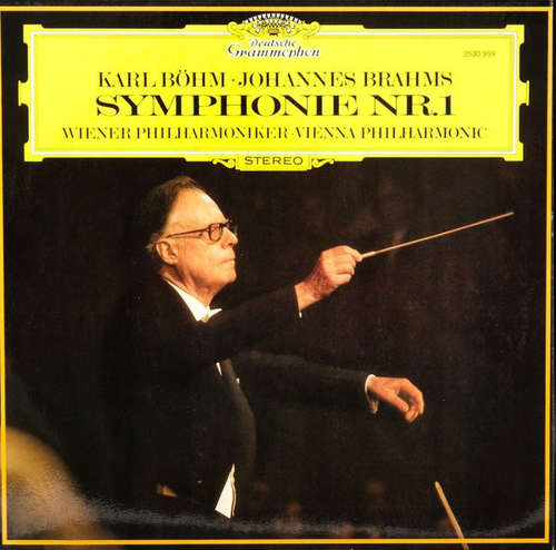 Cover Johannes Brahms - Karl Böhm, Wiener Philharmoniker - Symphonie Nr. 1 (LP) Schallplatten Ankauf