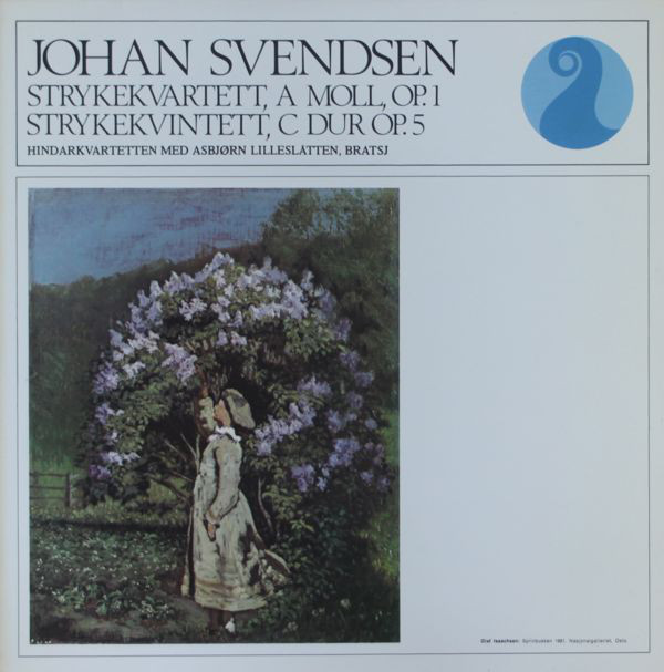 Cover Johan Svendsen, Hindarkvartetten Med Asbjørn Lilleslåtten - Strykekvartett, A Moll, Op. 1 / Strykekvintett, C Dur, Op. 5 (LP) Schallplatten Ankauf