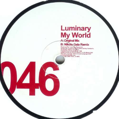 Cover Luminary - My World (12, 1/3) Schallplatten Ankauf
