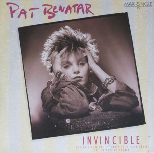 Cover Pat Benatar - Invincible (Theme From The Legend Of Billie Jean) (Extended Version) (12, Maxi) Schallplatten Ankauf