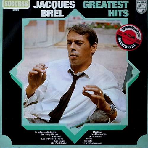 Bild Jacques Brel - Greatest Hits (LP, Comp, RE) Schallplatten Ankauf