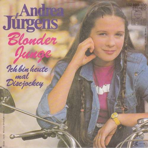 Cover Andrea Jürgens - Blonder Junge (7, Single) Schallplatten Ankauf