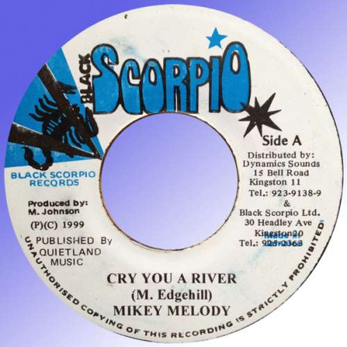 Cover zu Mikey Melody / Meekie Melody* - Cry You A River / Be Carefull (7, Single) Schallplatten Ankauf