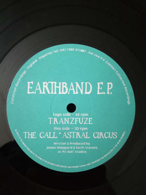 Cover Tranz Fuzion - Earthband E.P. (12, EP) Schallplatten Ankauf