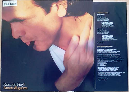 Bild Riccardo Fogli - Amore Di Guerra (LP, Album) Schallplatten Ankauf