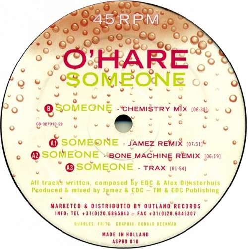 Cover O'Hare - Someone (12) Schallplatten Ankauf