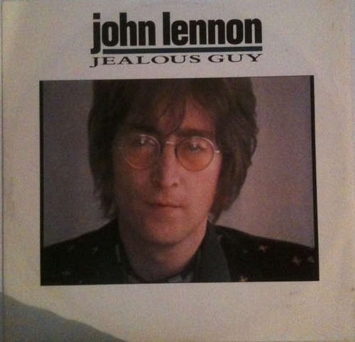 Cover John Lennon - Jealous Guy (12, Single) Schallplatten Ankauf