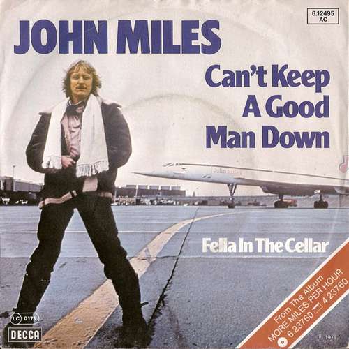 Cover John Miles - Can't Keep A Good Man Down (7, Single) Schallplatten Ankauf