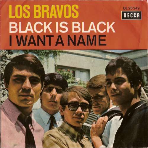 Cover Black Is Black / I Want A Name Schallplatten Ankauf