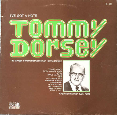 Cover Tommy Dorsey - I've Got A Note (The Swingin' Sentimental Gentleman Tommy Dorsey) (LP, Comp) Schallplatten Ankauf
