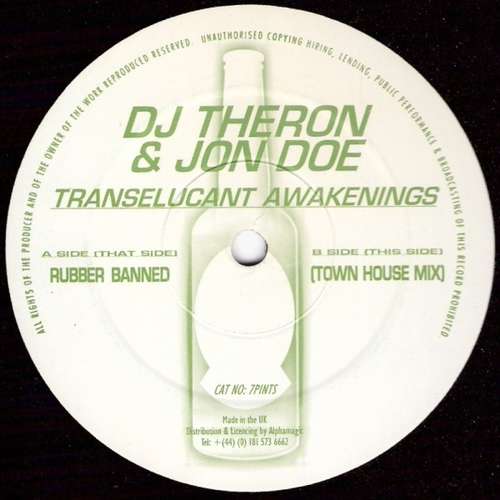 Cover DJ Theron & Jon Doe - Transelucant Awakenings (12) Schallplatten Ankauf