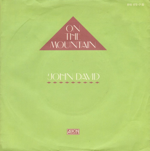 Cover John David - On The Mountain (7, Single) Schallplatten Ankauf