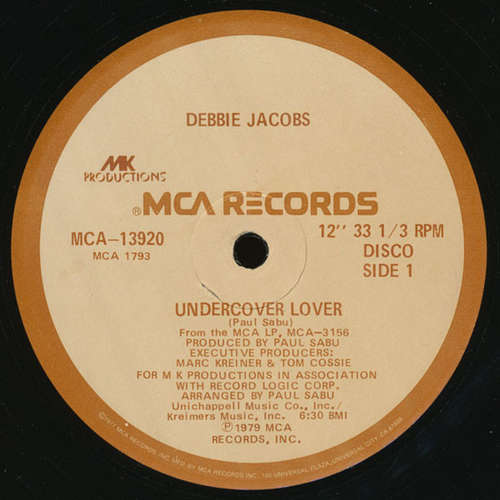 Cover Debbie Jacobs - Undercover Lover (12, Single) Schallplatten Ankauf