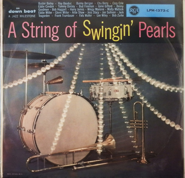 Cover Various - A String Of Swingin' Pearls (LP, Comp, Mono, Top) Schallplatten Ankauf