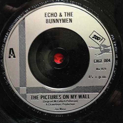 Cover Echo And The Bunnymen* - The Pictures On My Wall (7, Single, RE, Inj) Schallplatten Ankauf