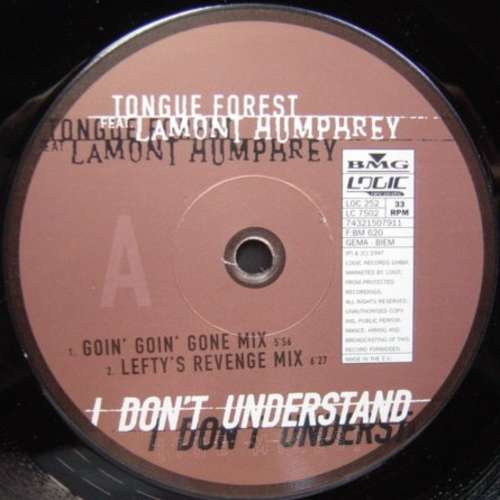 Cover Tongue Forest Feat. Lamont Humphrey - I Don't Understand (12) Schallplatten Ankauf