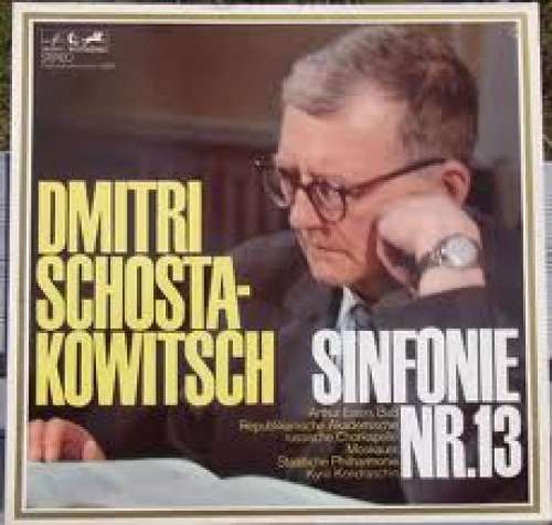 Cover Dmitri Schostakowitsch* - Sinfonie Nr. 13 (LP) Schallplatten Ankauf