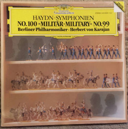 Cover Haydn* • Berliner Philharmoniker • Herbert von Karajan - Symphonien No.100 »Militär • Military« No. 99 (LP) Schallplatten Ankauf