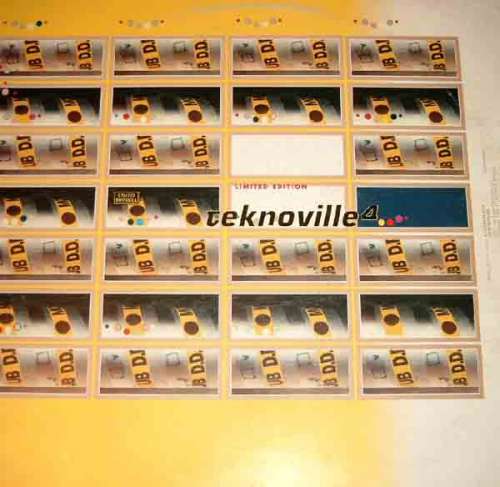 Cover Various - Teknoville 4 (2x12, Comp, Ltd) Schallplatten Ankauf