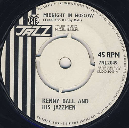 Cover Kenny Ball And His Jazzmen - Midnight In Moscow (7, Single) Schallplatten Ankauf