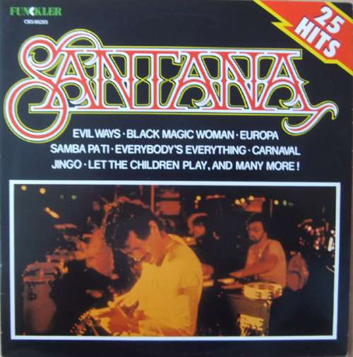 Cover Santana - 25 Hits (2xLP, Comp) Schallplatten Ankauf