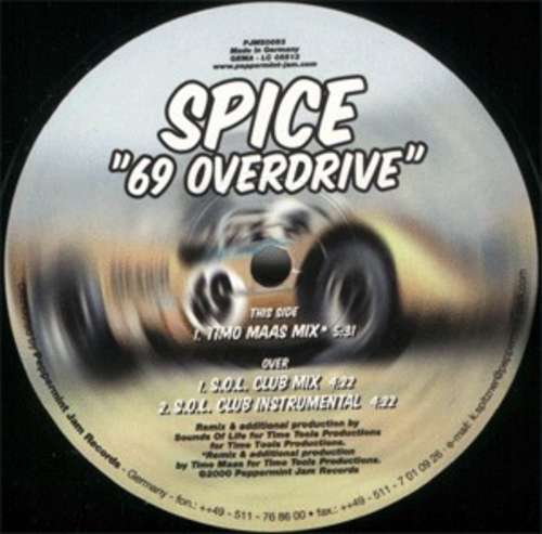 Cover Spice - 69 Overdrive (12) Schallplatten Ankauf