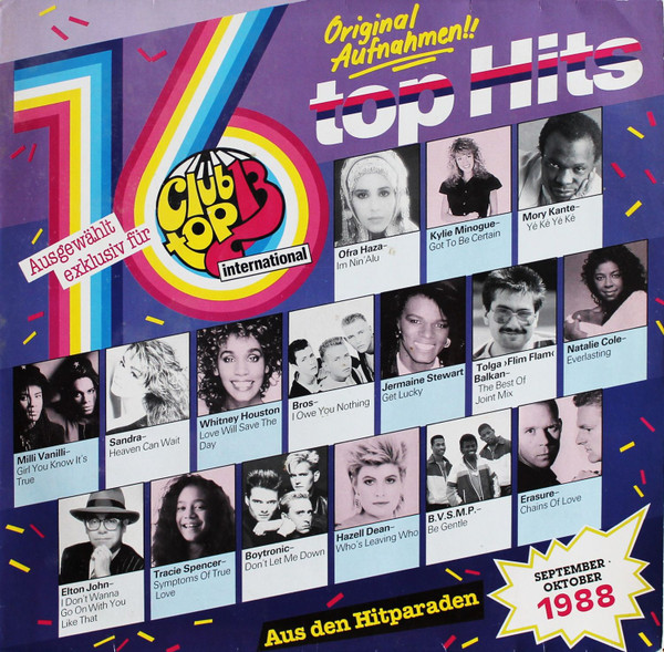 Cover Various - Club Top 13 International - September/Oktober 1988 (LP, Comp) Schallplatten Ankauf