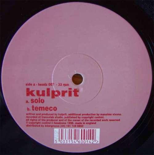 Cover Kulprit - Solo / Temeco (12) Schallplatten Ankauf