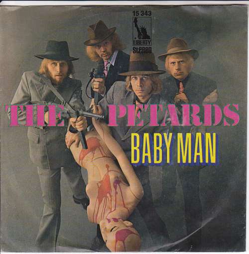 Cover The Petards - Baby Man / On The Road Drinking Wine (7, Single) Schallplatten Ankauf