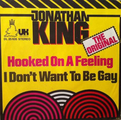 Cover Jonathan King - Hooked On A Feeling (7, Single) Schallplatten Ankauf
