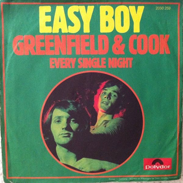 Bild Greenfield & Cook - Easy Boy (7, Single) Schallplatten Ankauf