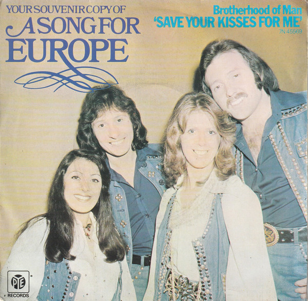 Cover Brotherhood Of Man - Save Your Kisses For Me (7, Single, Pus) Schallplatten Ankauf