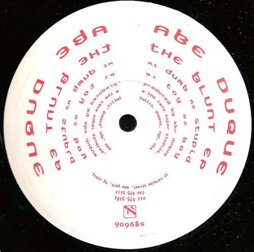 Cover Abe Duque - The Blunt EP (12, EP) Schallplatten Ankauf