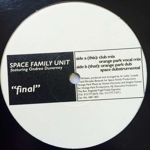 Cover Space Family Unit - Final (12) Schallplatten Ankauf