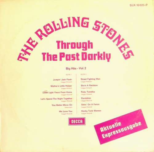 Cover Rolling Stones, The - Through The Past Darkly (Big Hits Vol. 2) (LP, Comp, Promo) Schallplatten Ankauf