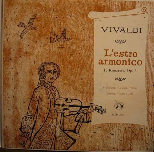 Bild Vivaldi* - Frankfurter Kammerorchester* Leitung: Walter Goehr - L'Estro Armonico (12 Konzerte, Op. 3) (2xLP, Mono) Schallplatten Ankauf