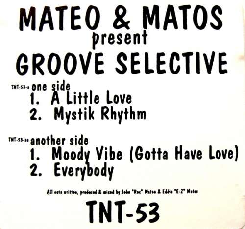 Cover Mateo & Matos - Groove Selective (12) Schallplatten Ankauf