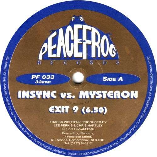 Cover Insync vs. Mysteron - Exit 9 (12) Schallplatten Ankauf